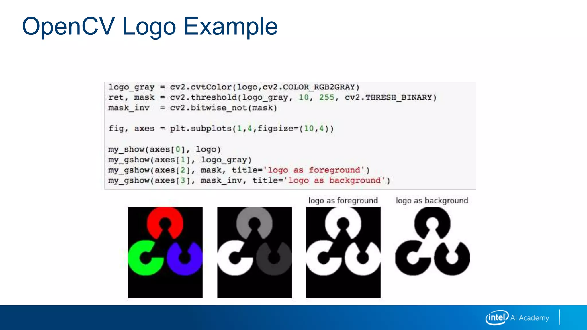 OpenCV Logo Example
 