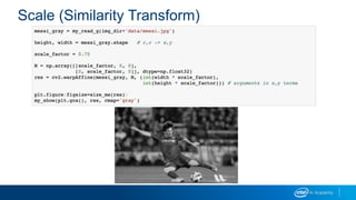 Scale (Similarity Transform)
 