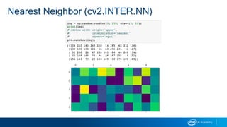 Nearest Neighbor (cv2.INTER.NN)
 