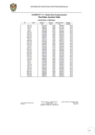 21
INFORME DE PRACTICAS PRE PROFESIONALES
CUADRO N° 7.3 – Nodos Zona Ccapaccpuquio
 