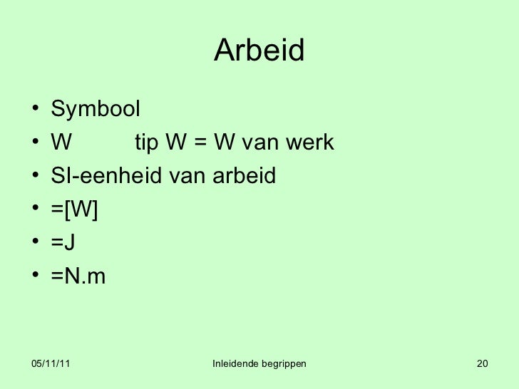 02 inleidende begrippen 5de jaar