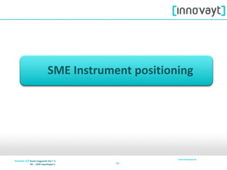 1010
SME Instrument positioning
 