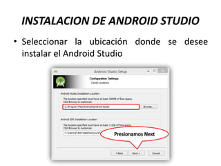 02 instalacion y configuracion android | PPTX
