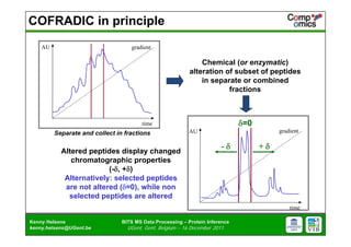 BITS - Introduction to proteomics | PDF