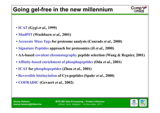BITS - Introduction to proteomics | PDF