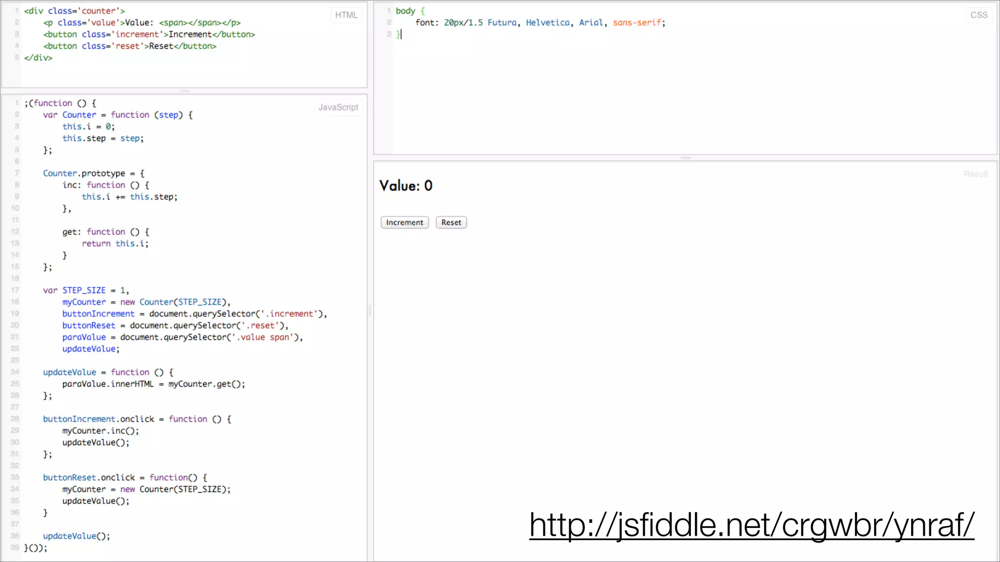 http://jsﬁddle.net/crgwbr/ynraf/

 