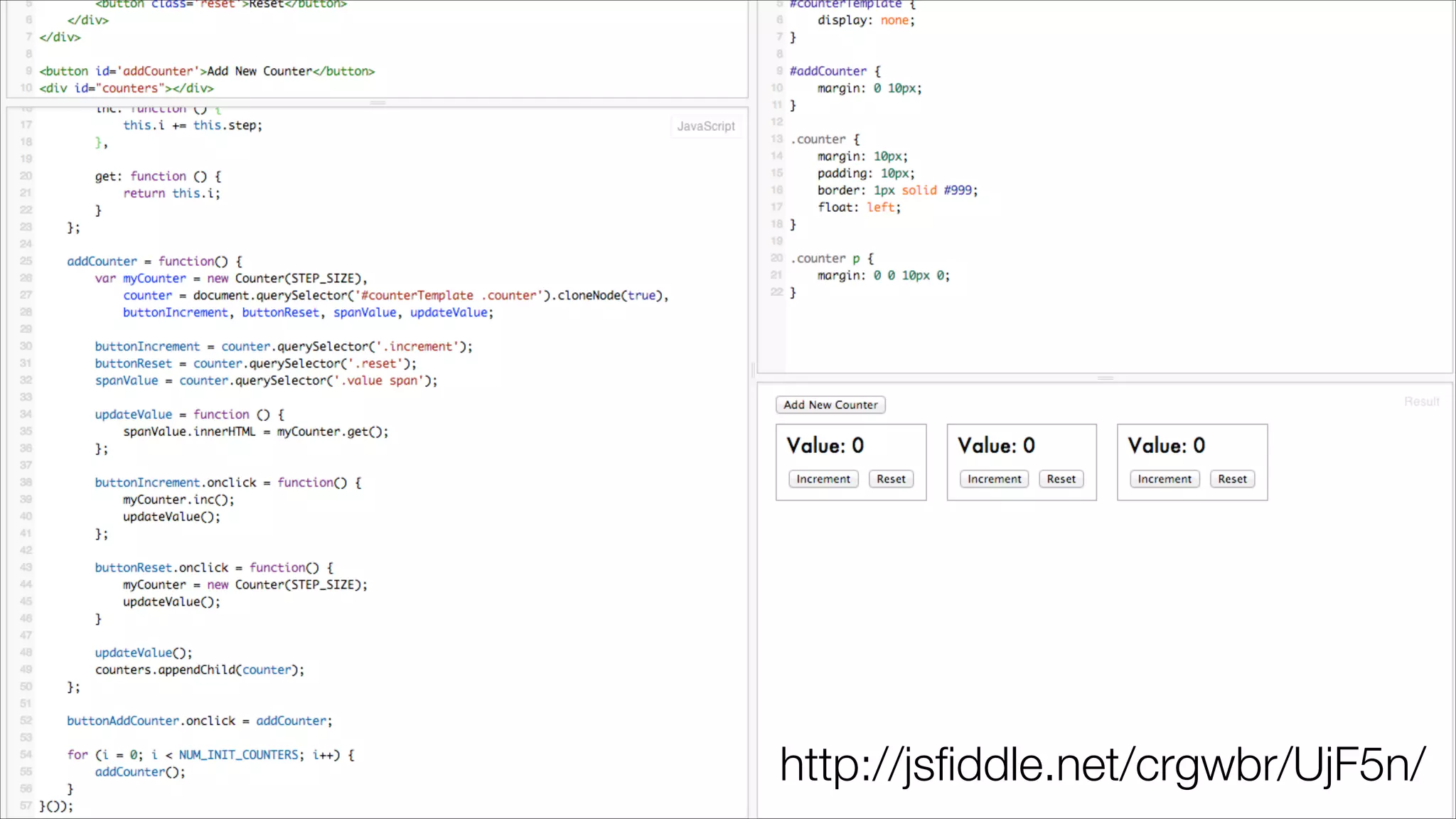 http://jsﬁddle.net/crgwbr/UjF5n/

 