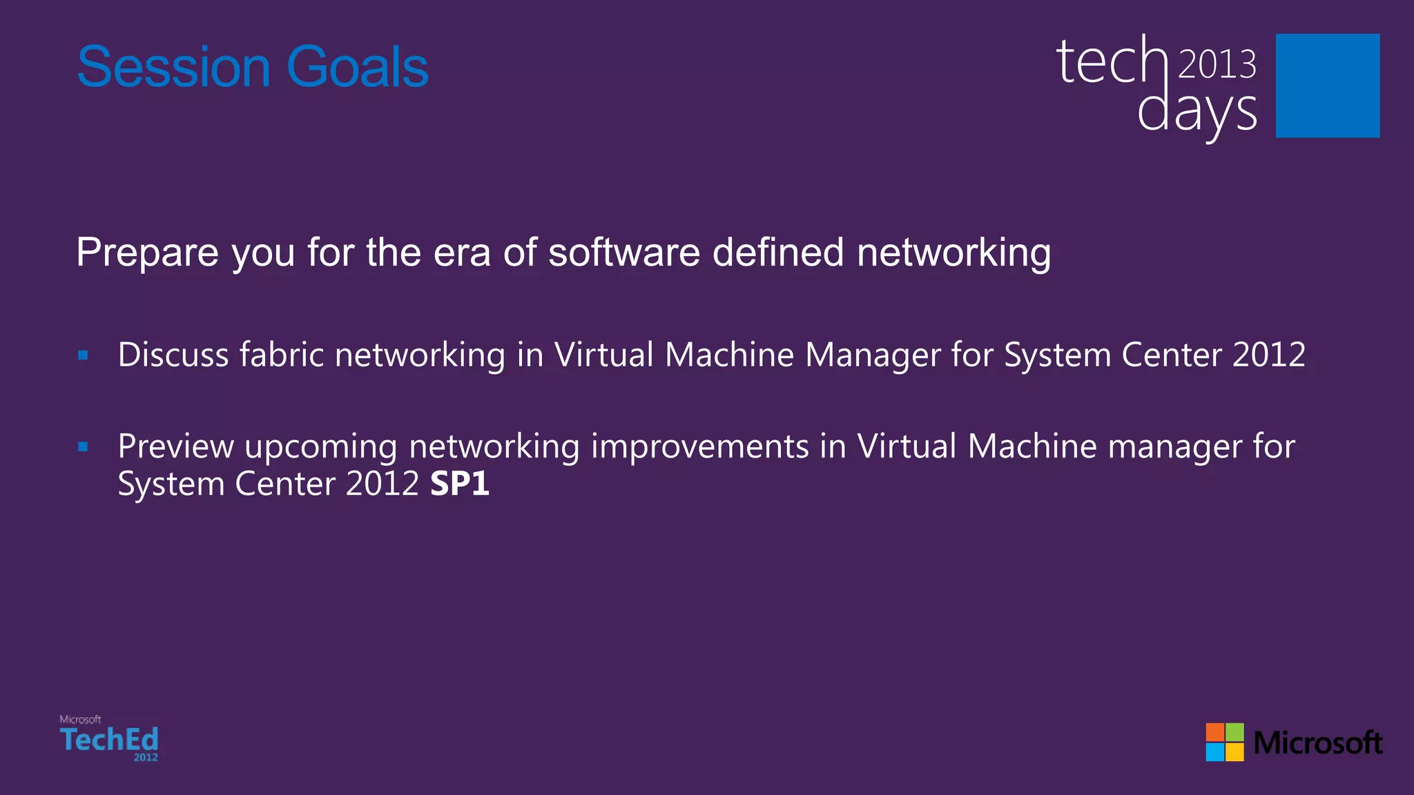 Session Goals






 