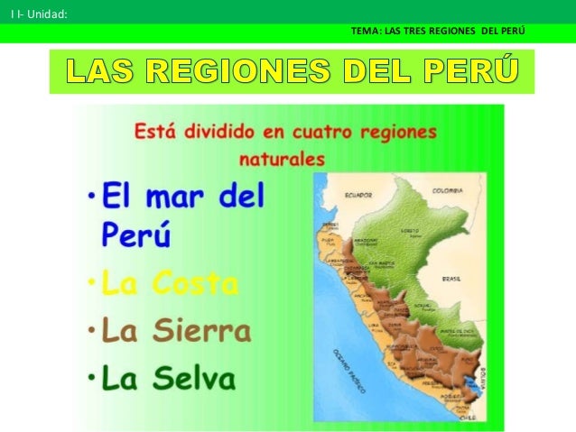 02 las regiones del peru