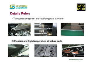 www.smthelp.com
Details Refer：：：：
1.Transportation system and rectifying plate structure
2.Chamber and high temperature structure parts
 