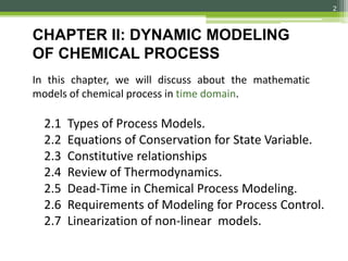 Comprehensive Dynamic Modeling and Control of Chemical Processes | PDF