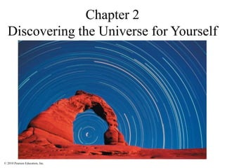 © 2010 Pearson Education, Inc.
Chapter 2
Discovering the Universe for Yourself
 