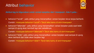 02 materi dasar html | PPTX
