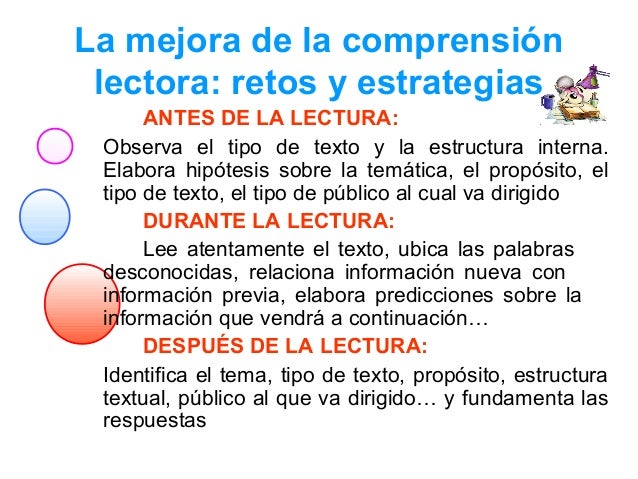 Aportes para mejorar la comprension lectora - Retos y estrategias