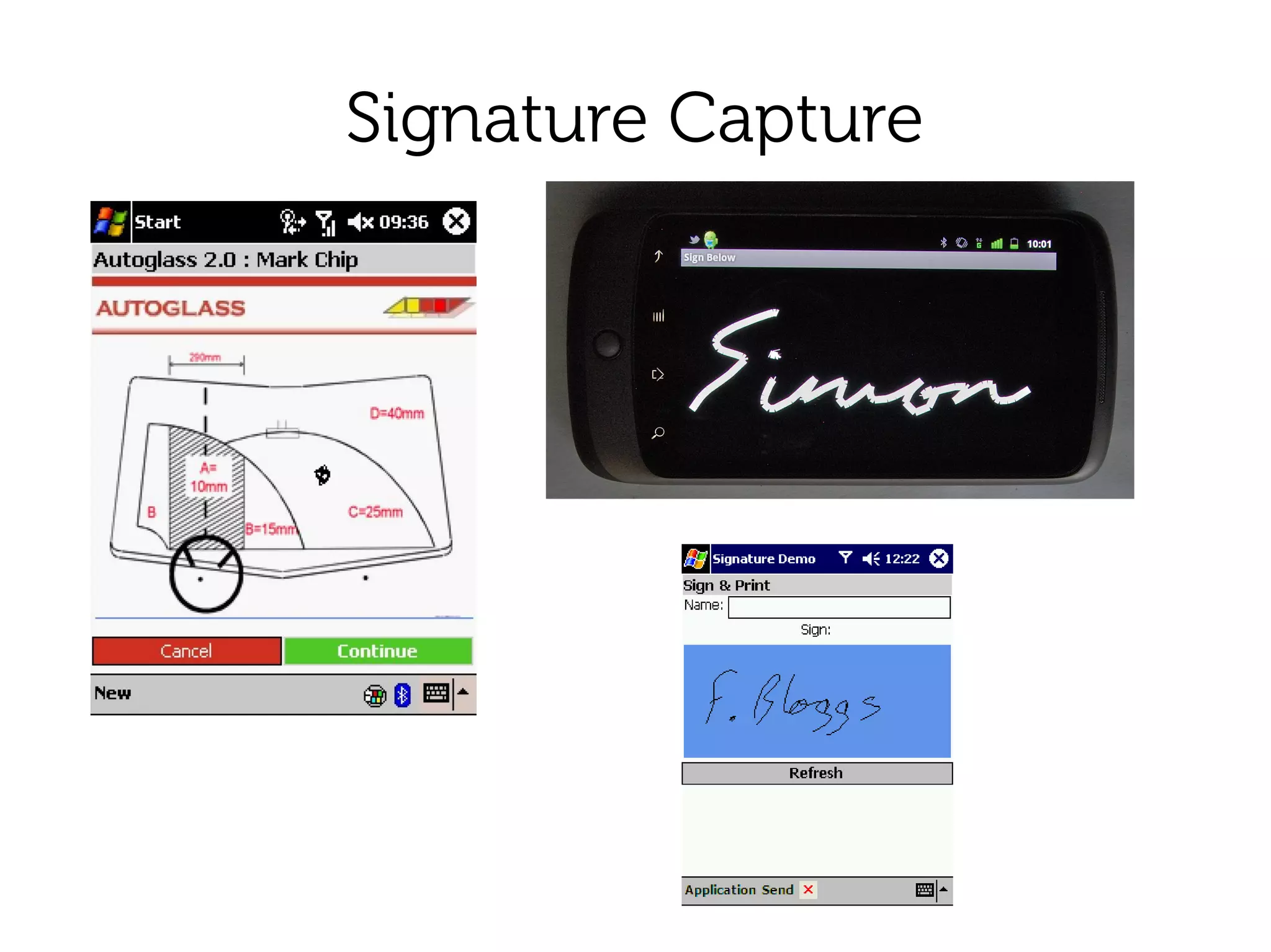 Signature Capture
 