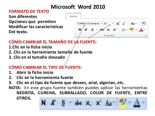 formato ms word