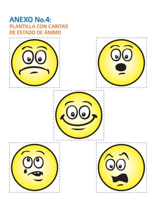 ANEXO No.4: 
PLANTILLA CON CARITAS 
DE ESTADO DE ÁNIMO  