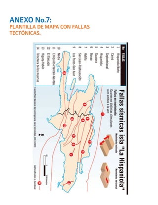 ANEXO No.7: 
PLANTILLA DE MAPA CON FALLAS TECTÓNICAS.  