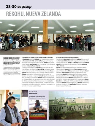 26
rekohu,nuevazelanda
28-30 sep/sep
Ceremonia de Bendición en Rekohu (Islas Chatham)
El Equipo Base viajó hasta Rekohu, q...