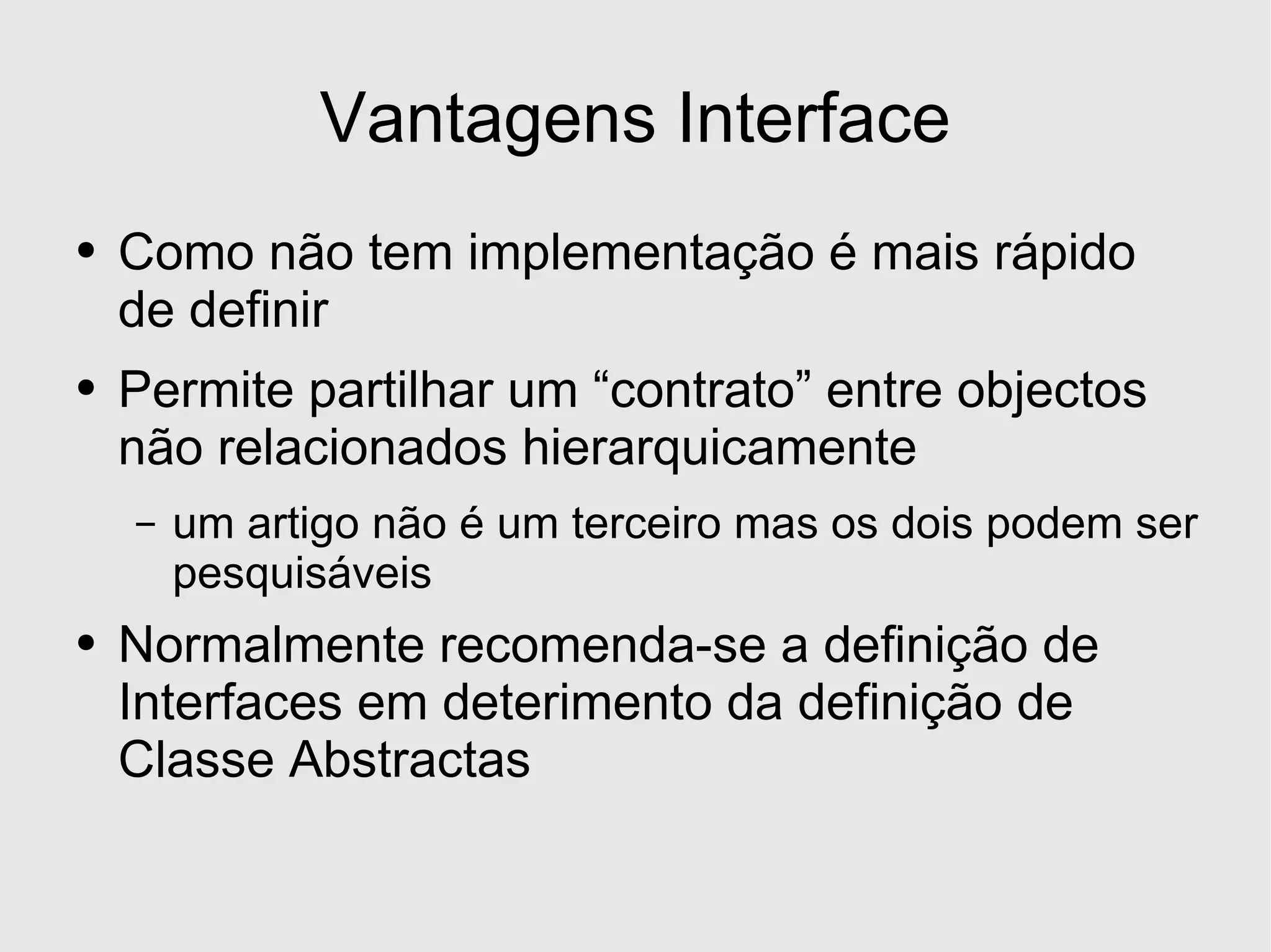 Desenvolvimento em .Net - Herança e Interfaces