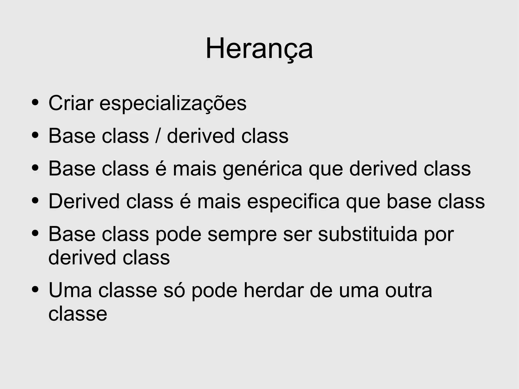 Desenvolvimento em .Net - Herança e Interfaces