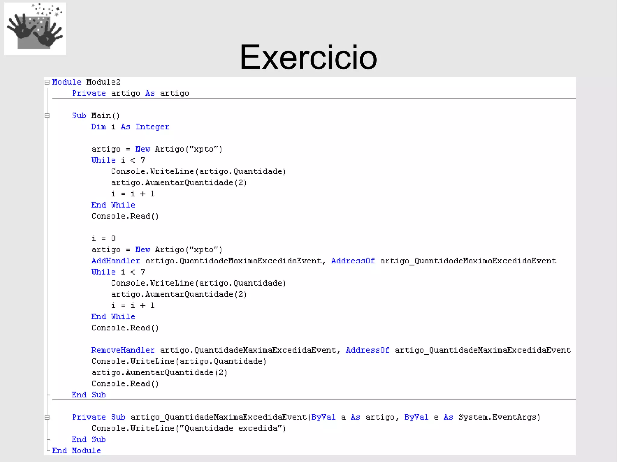 Desenvolvimento em .Net - Eventos