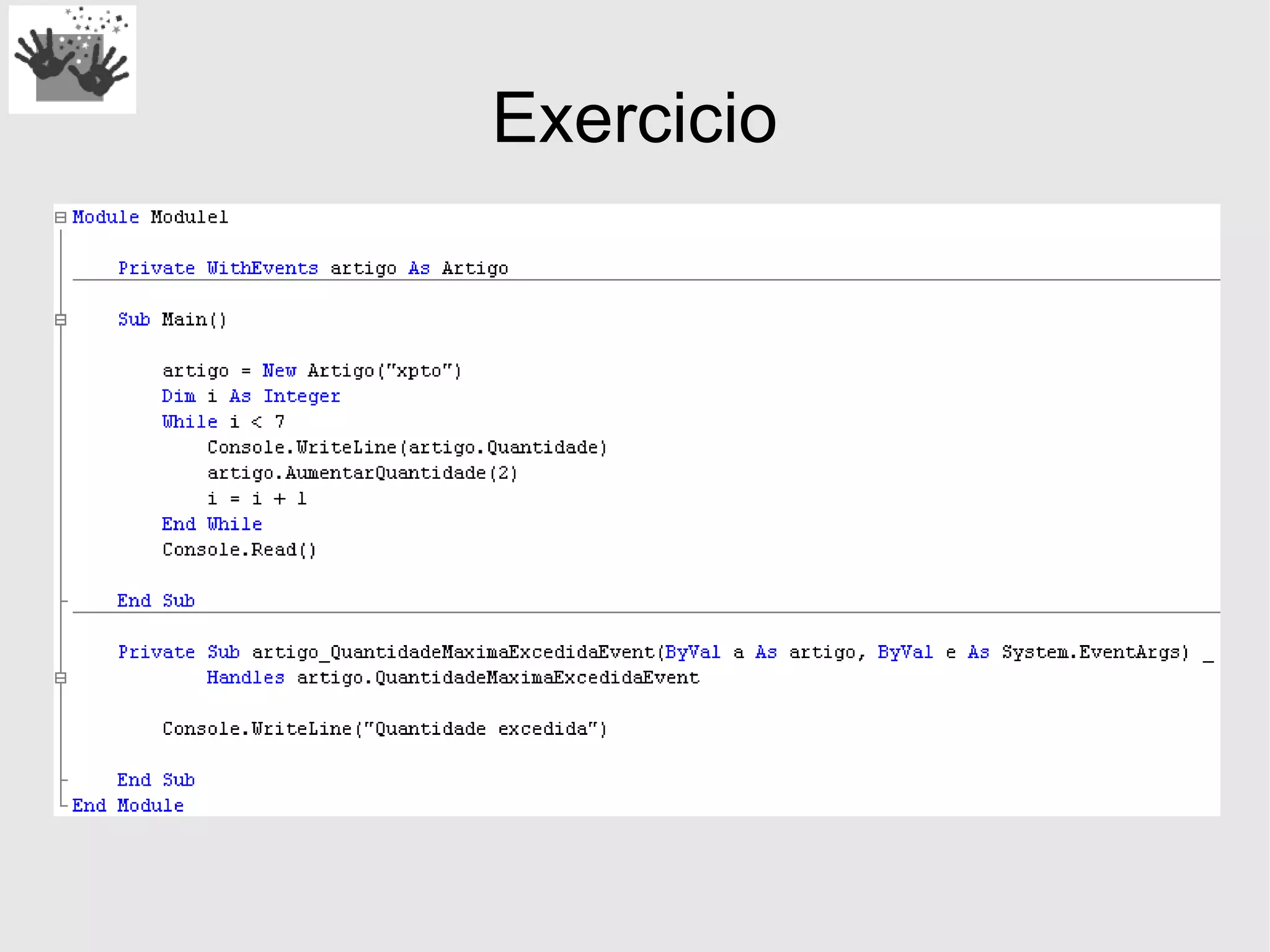 Desenvolvimento em .Net - Eventos