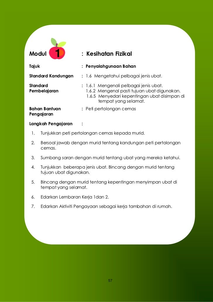 02 modul pengajaran pend kesihatan thn 1
