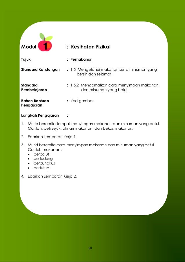 02 modul pengajaran pend kesihatan thn 1