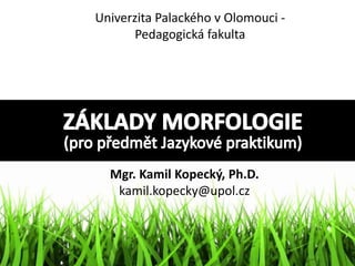 Mgr. Kamil Kopecký, Ph.D.
kamil.kopecky@upol.cz
Univerzita Palackého v Olomouci -
Pedagogická fakulta
 