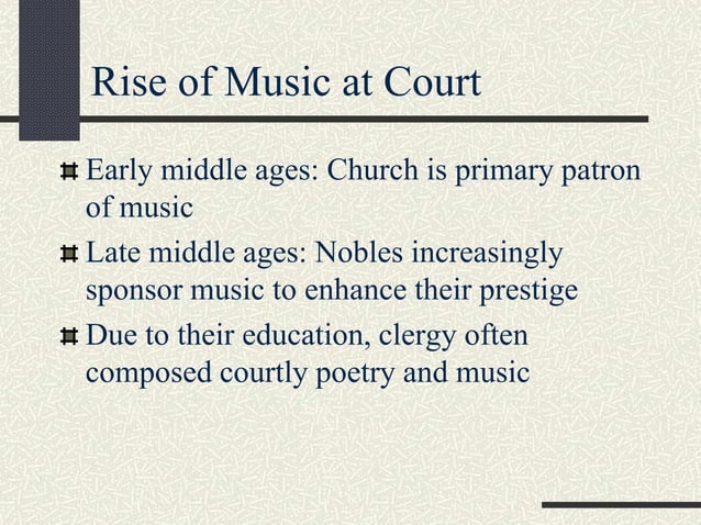 Music in the Middle Ages | PPTX | Classical Music | Music