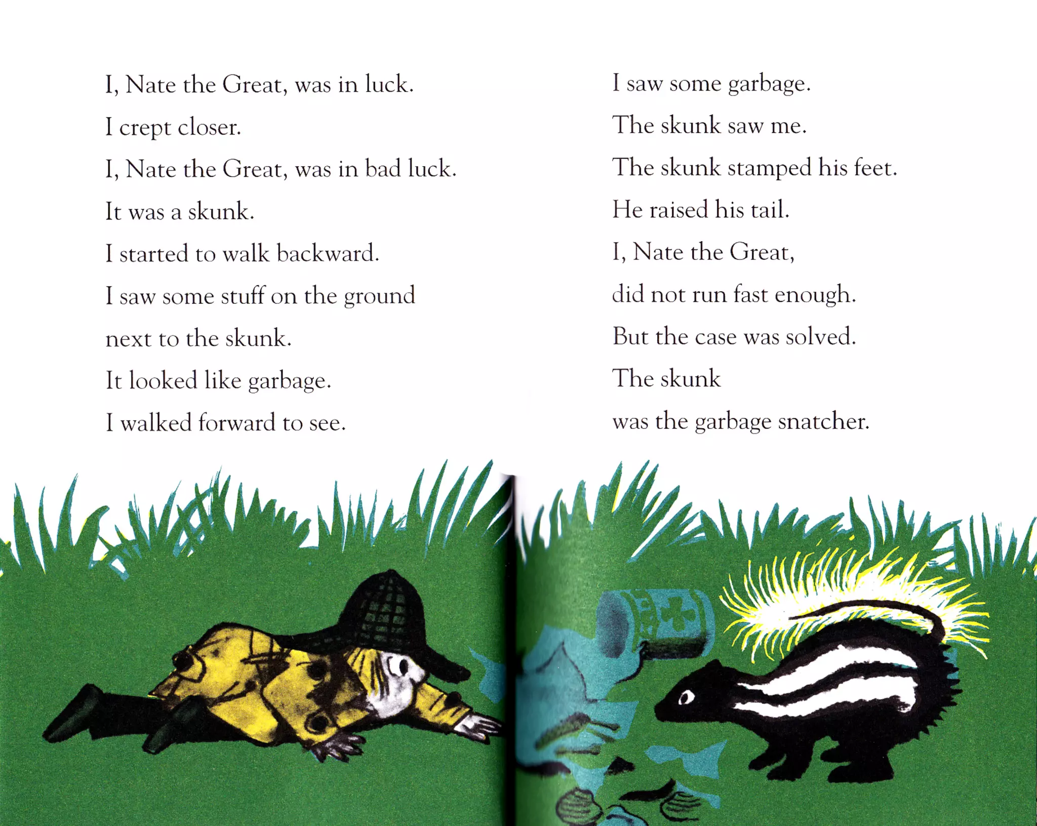 Nate The Great goes undercover