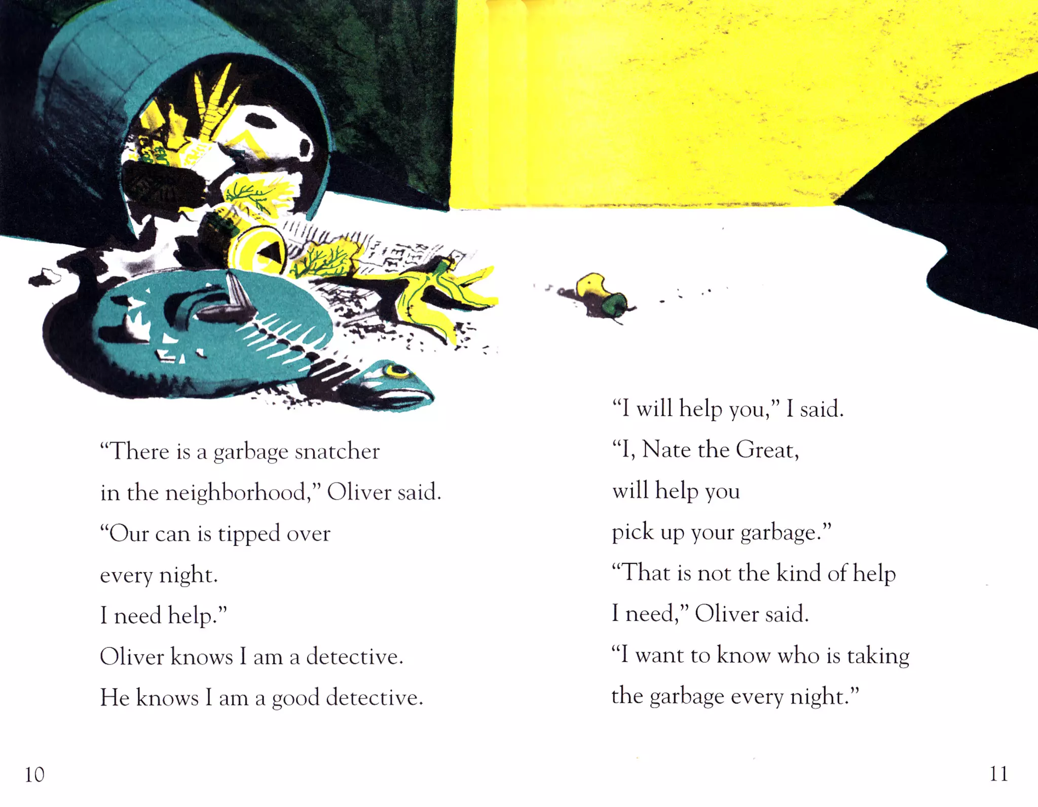 Nate The Great goes undercover