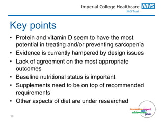 Nutrition interventions for frailty and sarcopenia | PDF