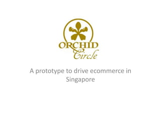 A prototype to drive ecommerce in
            Singapore
 