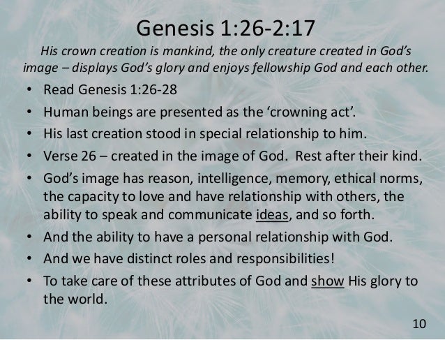 Session 02 Old Testament Overview Genesis 1 11