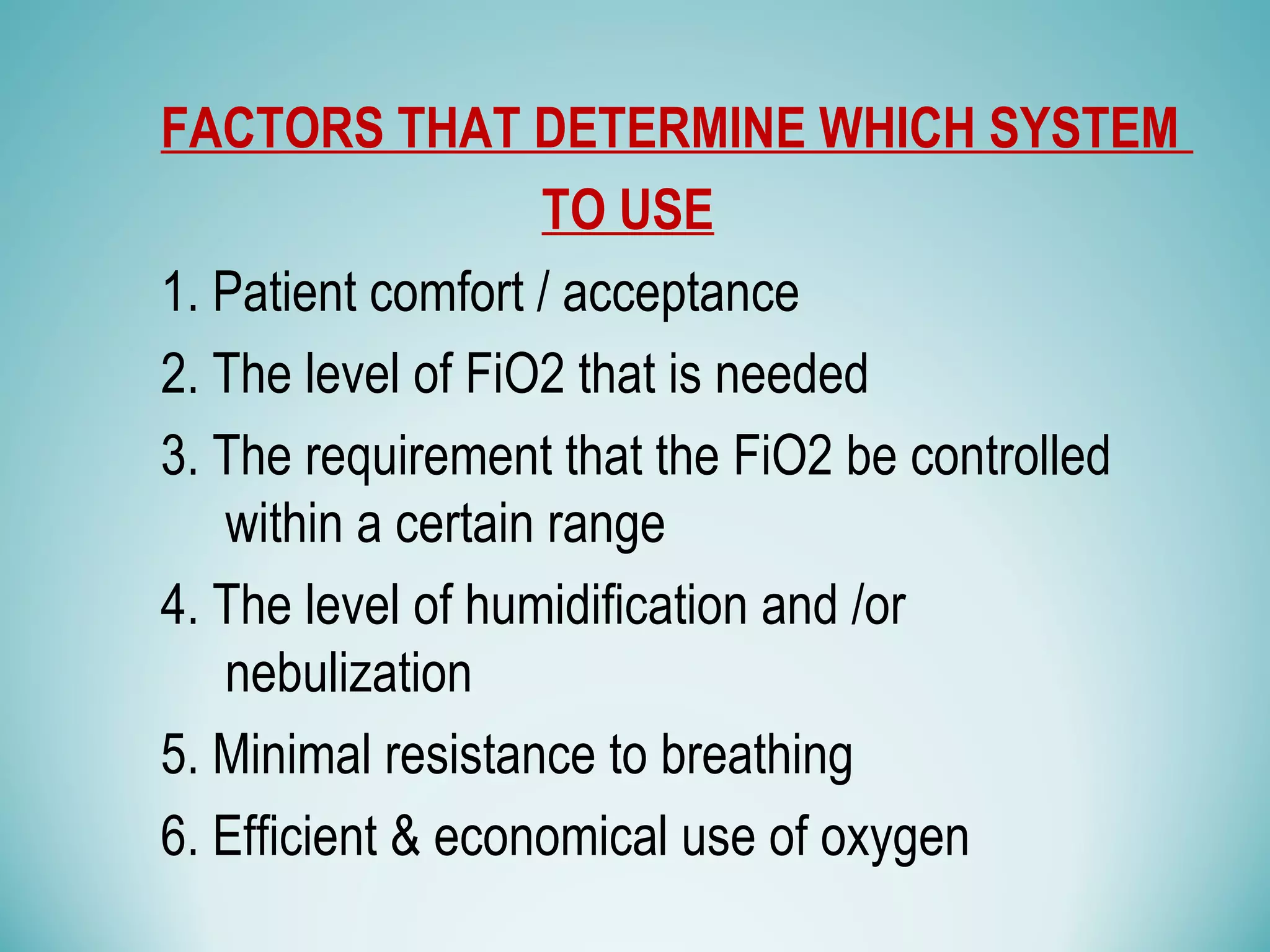 Oxygen Therapy PPT