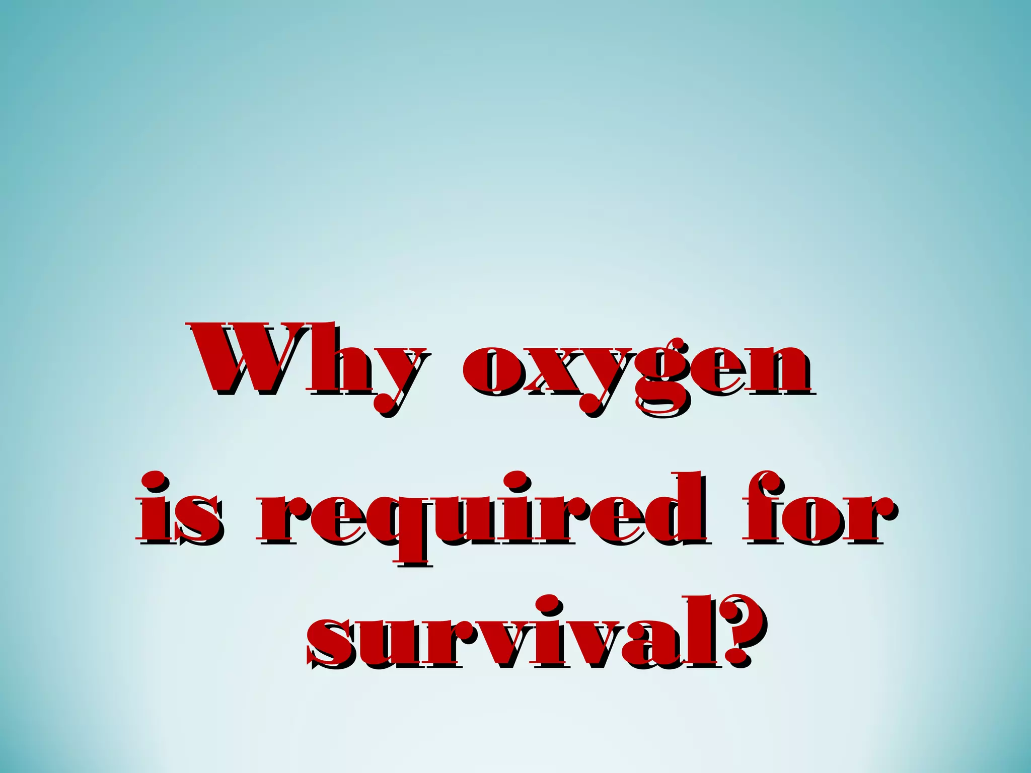 Oxygen Therapy PPT