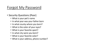 Passwords | PPT