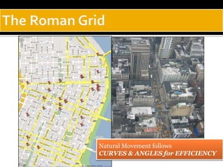 Natural Movement follows
CURVES & ANGLES for EFFICIENCY
 