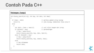Algoritma dan Struktur Data - Binary Search | PDF