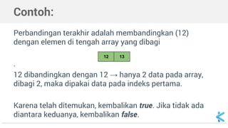 Algoritma dan Struktur Data - Binary Search | PDF