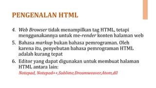 PENGENALAN HTML DAN SYNTAK DASAR HTML - Copy.pptx