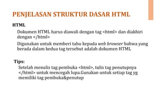 PENGENALAN HTML DAN SYNTAK DASAR HTML - Copy.pptx