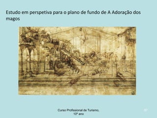 Estudo em perspetiva para o plano de fundo de A Adoração dos
magos

Curso Profissional de Turismo,
HCA, Módulo 5

67

 