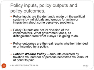 02 Policy making models - Approaches | PPTX