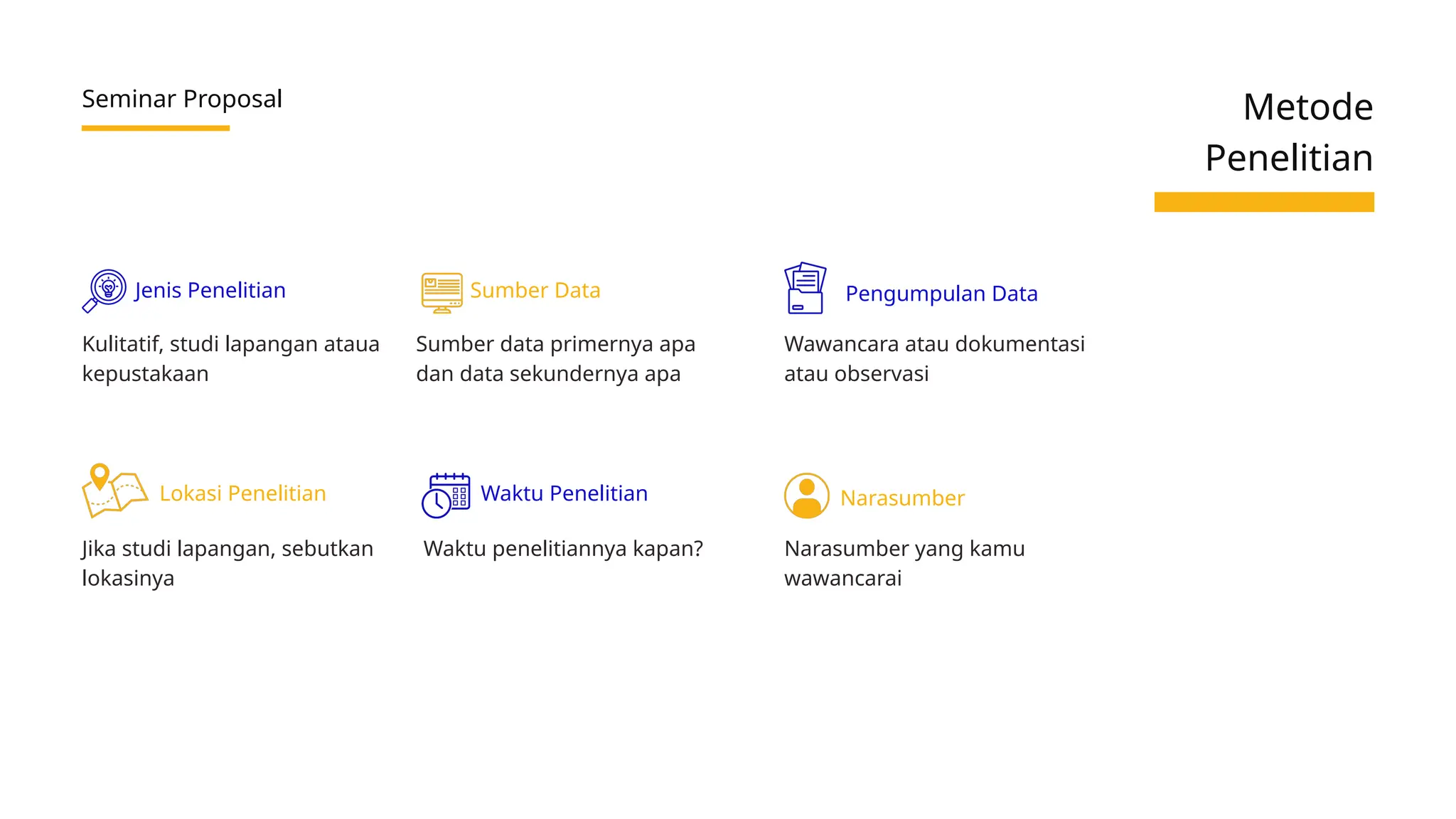 PPT Template Kualitatif bagus untuk yang sedang sempro | PPTX