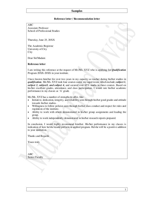 02 practical writing samples letter of recommendation it professional