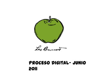 Proceso Digital- Junio
2011
 