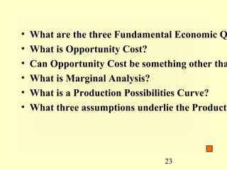 02 production possibilities and opportunity cost | PPT